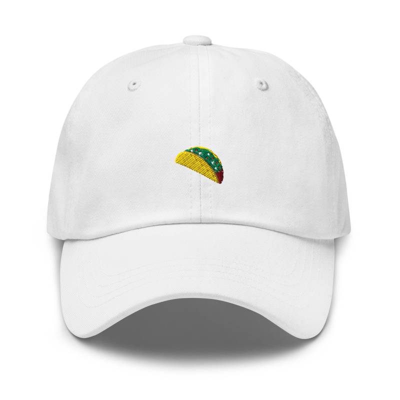 Unisex Dad Hat/Baseball Cap Bestickt Mit Taco von RosiFeist