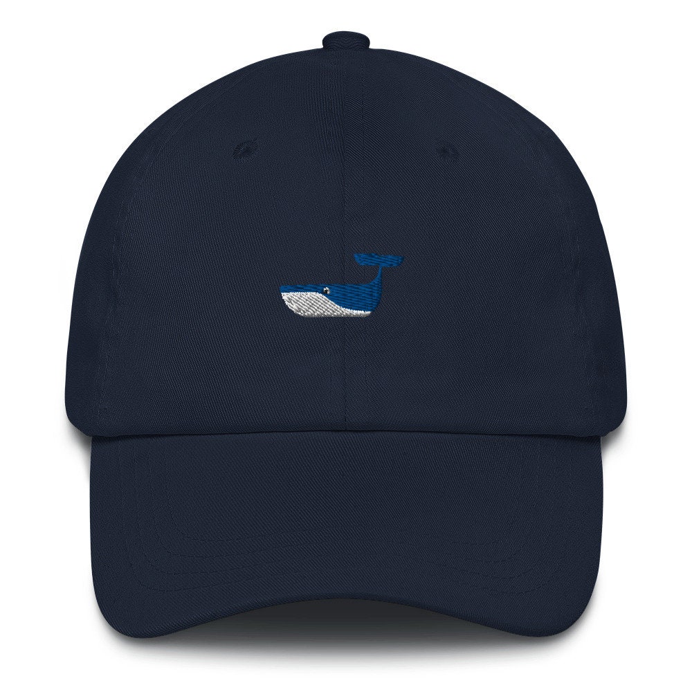 Unisex Dad Hat/Baseball Cap Bestickt Mit Wal Whale von RosiFeist