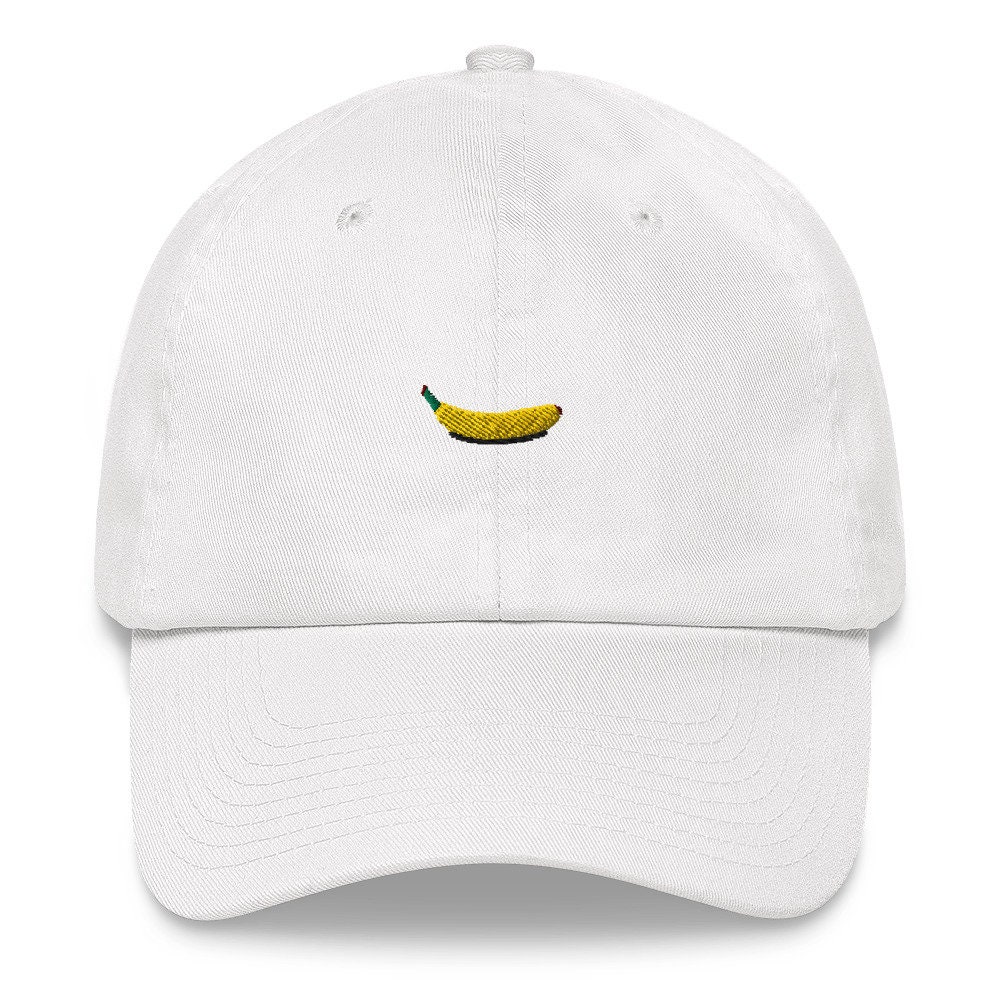 Unisex Dad Hat/Baseball Cap Mit Bestickter Banane von RosiFeist