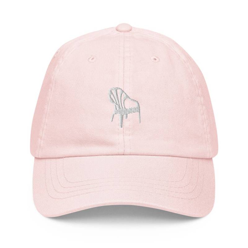 Unisex Dad Hat/Baseball Cap Pastel Bestickt Mit Plastikstuhl Plastic Chair von RosiFeist