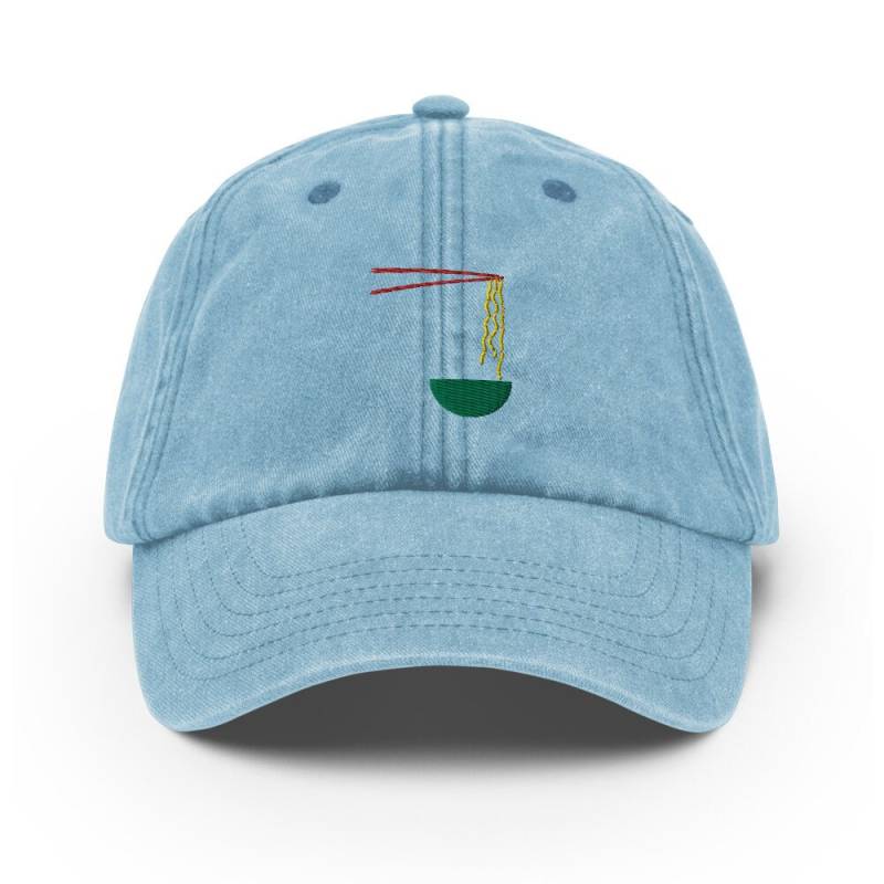 Unisex Vintage-style-Cap/Dad Hat Baseball Cap Bestickter Ramen Soup von RosiFeist