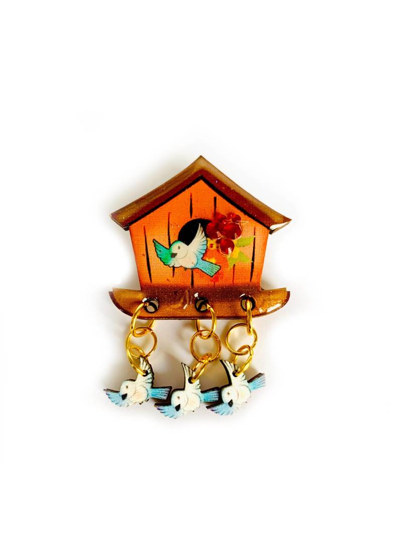 Retro Vogel Haus Brosche Schwalbe Pin, 50Er Jahre Stil Vogelhaus Pins, Neuheit Broschen Niedlichen Geschenke, Statement Schmuck Retro Vogel Haus Brosche Schwalbe Pin, 50Er Jahre Stil Vogelhaus Pins, Neuheit Broschen Niedlichen Geschenke, Statement Schmuck von RosieRoseParker