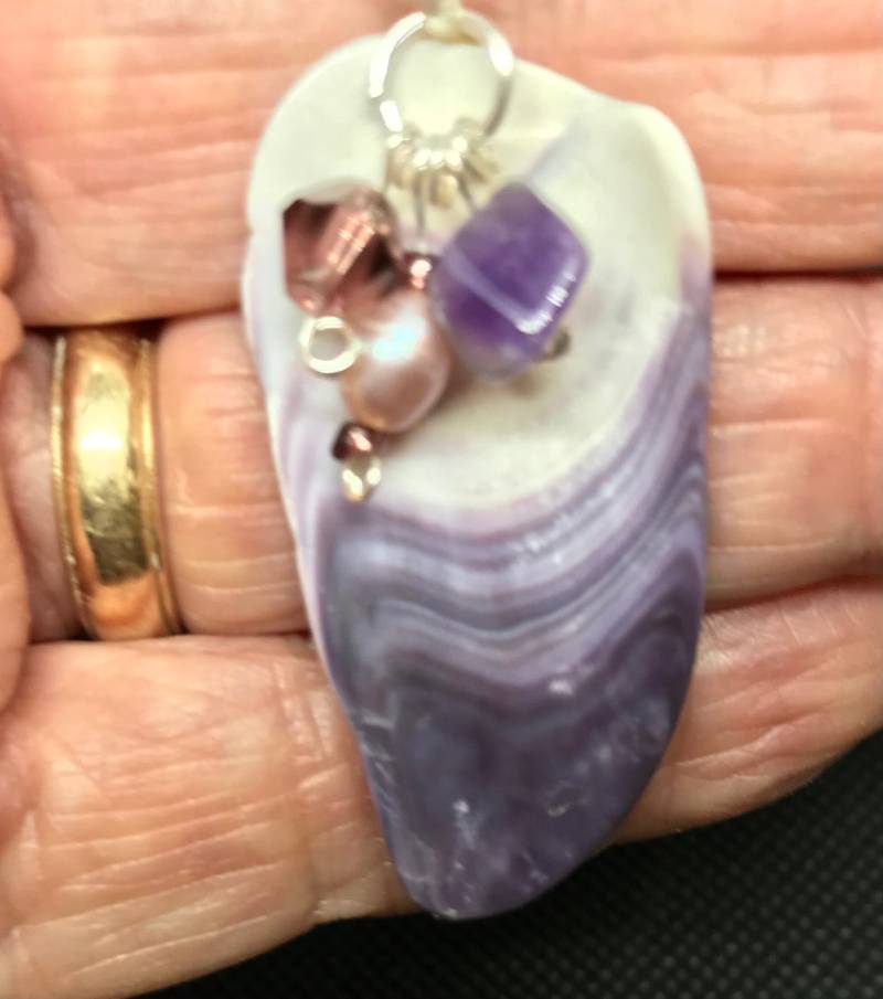 Cape Cod Wampum Halskette Cape Cod Wampum Halskette von RosiesArtSoup