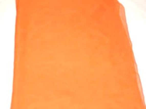 Orange Schiere Viskose Schal Orange Schiere Viskose Schal von RosiesLeather