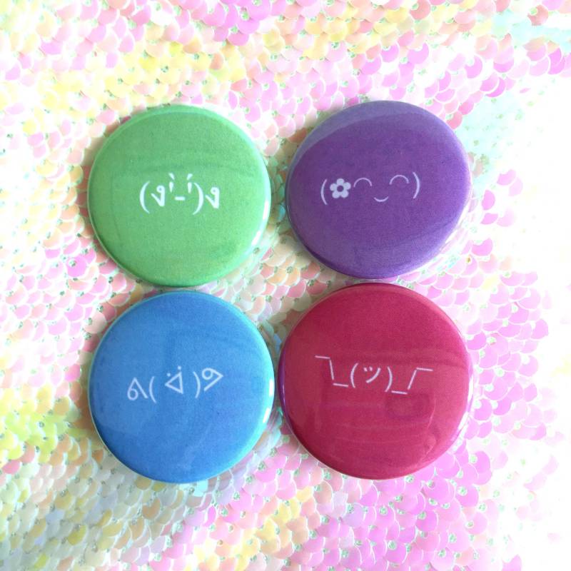 Emoticon Pin Set von RosiesThingFactory