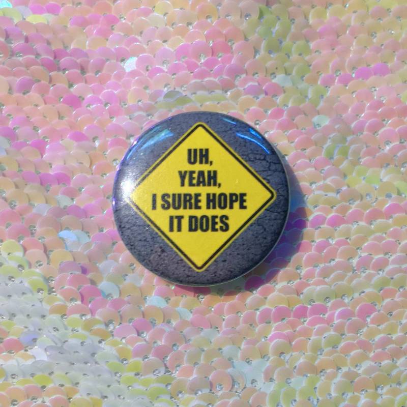 Road Work Ahead? Schaltfläche von RosiesThingFactory