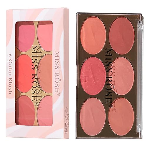 Concealer-Paletten-Set - 3-in-1 wasserfestes, volldeckendes Make-up für die Haut,6-Farben-Make-up-Palette für Frauen, Concealer-Palette, korrigierende Konturcreme für alle Hauttypen Rosixehird von Rosixehird