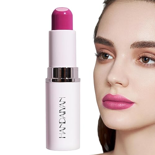 Langanhaltender Lippenfleck,5,5 g Antihaft-Cup Matte Lip Balm Lip Stain | Langanhaltendes, natürlich pralles Lippenfarb-Make-up, multifunktionale Schönheitskosmetik-Lippenstifte für Frauen Rosixehird von Rosixehird