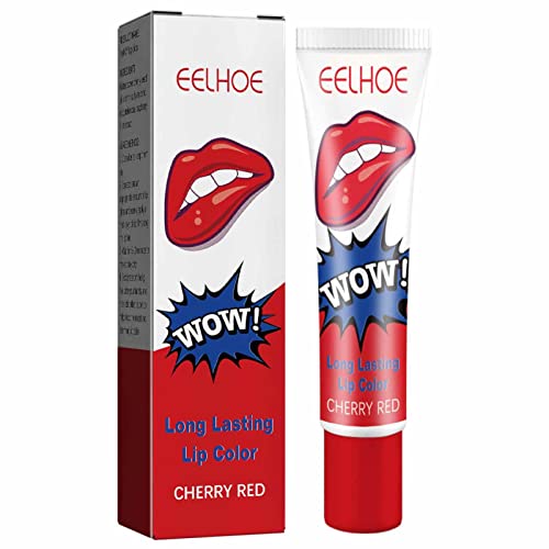 Peel Off Lip Stain, Magic Tattoo Lipgloss, Antihaft Cup Long Lasting Peel Reveal Lip Tint Lip Stain für Frauen Mädchen von Rosixehird