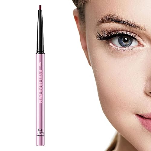 Wasserfester Eyeliner | Wischfester Bleistift-Eyeliner für Augen-Looks - Mehrzweck-1-Strich-Form-Eyeliner-Stift für langanhaltendes Augen-Make-up Rosixehird von Rosixehird