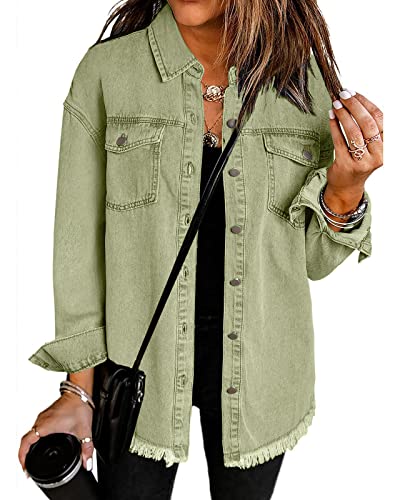 Roskiky Spring Jacket Women Laurel Green L von Roskiky