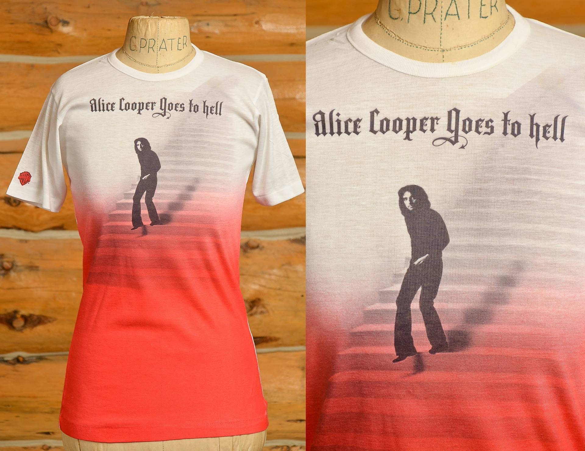 1976 Alice Cooper Goes To Hell T-Shirt Warner Brother Label Rock von RoslynTrading