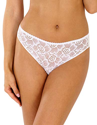 Rosme Lingerie Knickers/Briefs für Damen, Kollektion Anette, Weiß, Größe 42 von Rosme