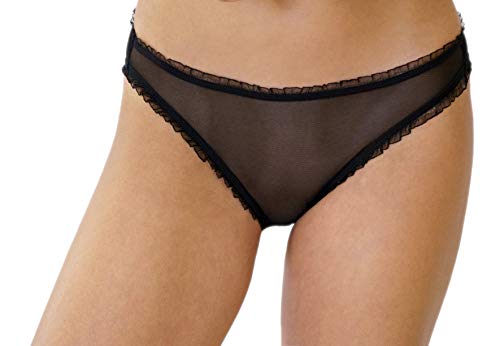 Rosme Lingerie Knickers/Briefs für Damen, Kollektion Tango, Schwarz, Größe 38 von Rosme