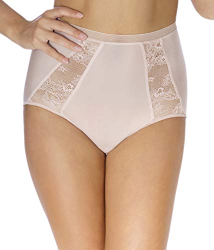 Rosme Lingerie hüfthohe Knickers/Briefs für Damen, Kollektion Eliza, Beige, Größe 36 von Rosme