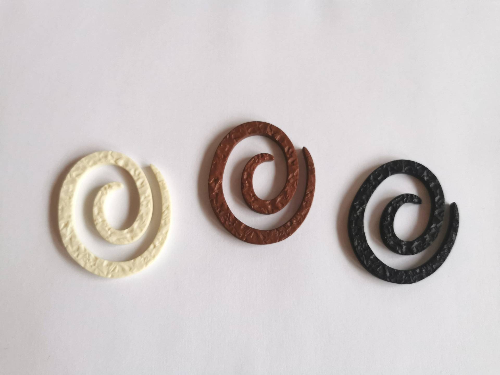 Spiralverschluss Tuchnadel, Strickbrosche Sicherheitsnadel, Jackenverschluss, Tuchspange Clip von RosnicDesign