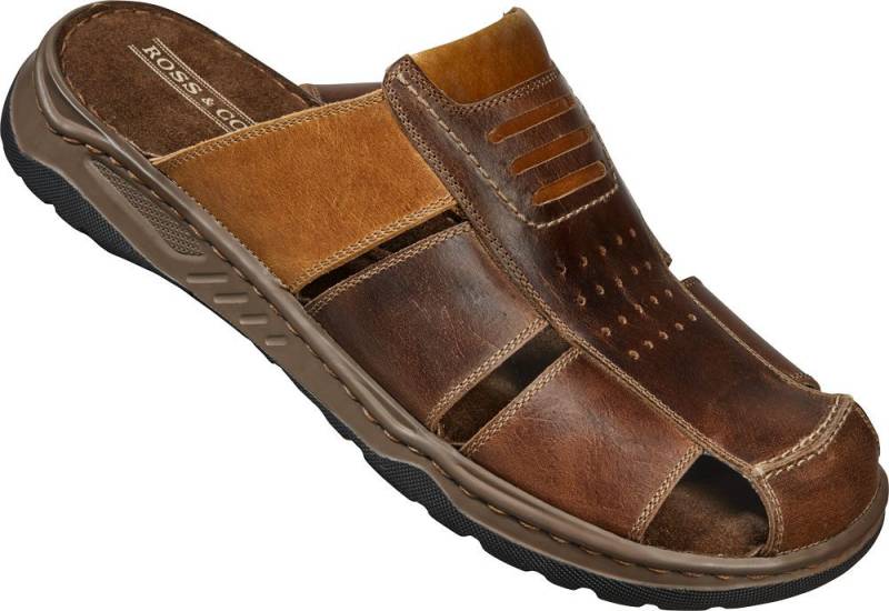 Ross & Cole Pantolette Hoher Tragekomfort durch echtes Leder von Ross & Cole