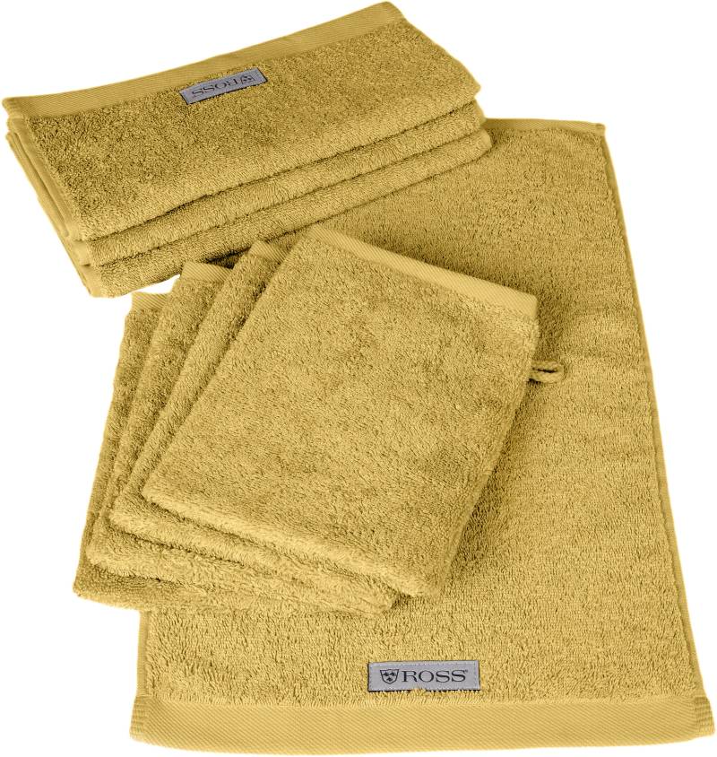 ROSS Handtuch Set "Sinfonie" Set beinhaltet Gästetücher und Waschhandschuhe von Ross