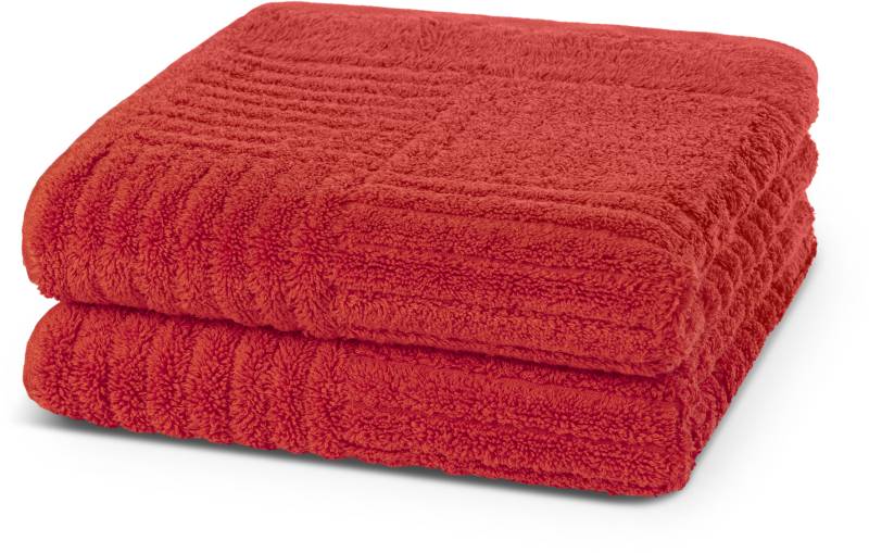 ROSS Handtücher "CARRE" 100% Baumwolle, Rippenstruktur, große Farbauswahl von Ross