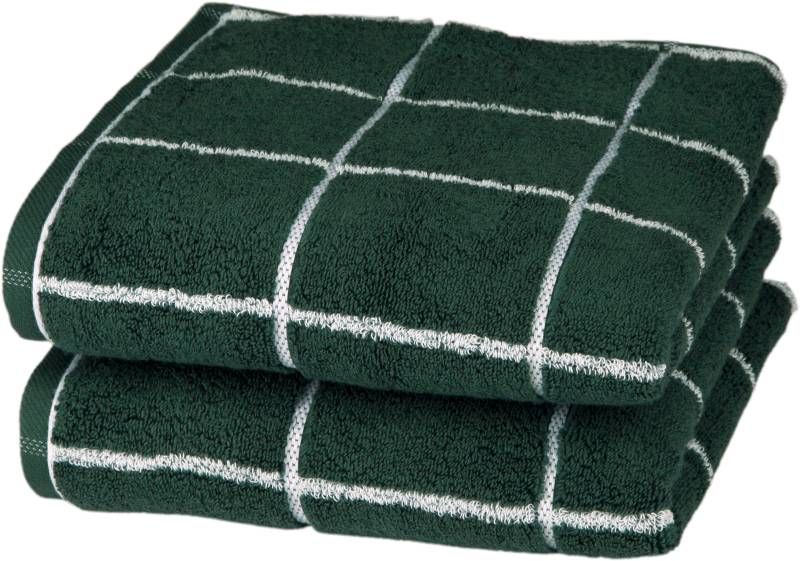 ROSS Handtücher "Cashmere Überkaro", (2 St.), in modischen Farben von Ross
