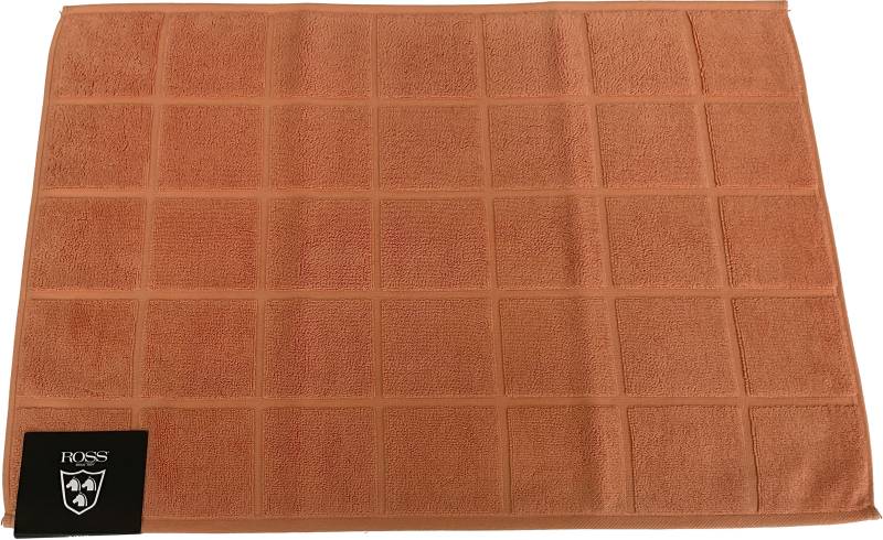 ROSS Hotelmatte "Unifond" Höhe 10 mm beidseitig nutzbar  fußbodenheizungsgeeignet  schnell trocknend besonders weich, Badezimmerteppich, uni von Ross