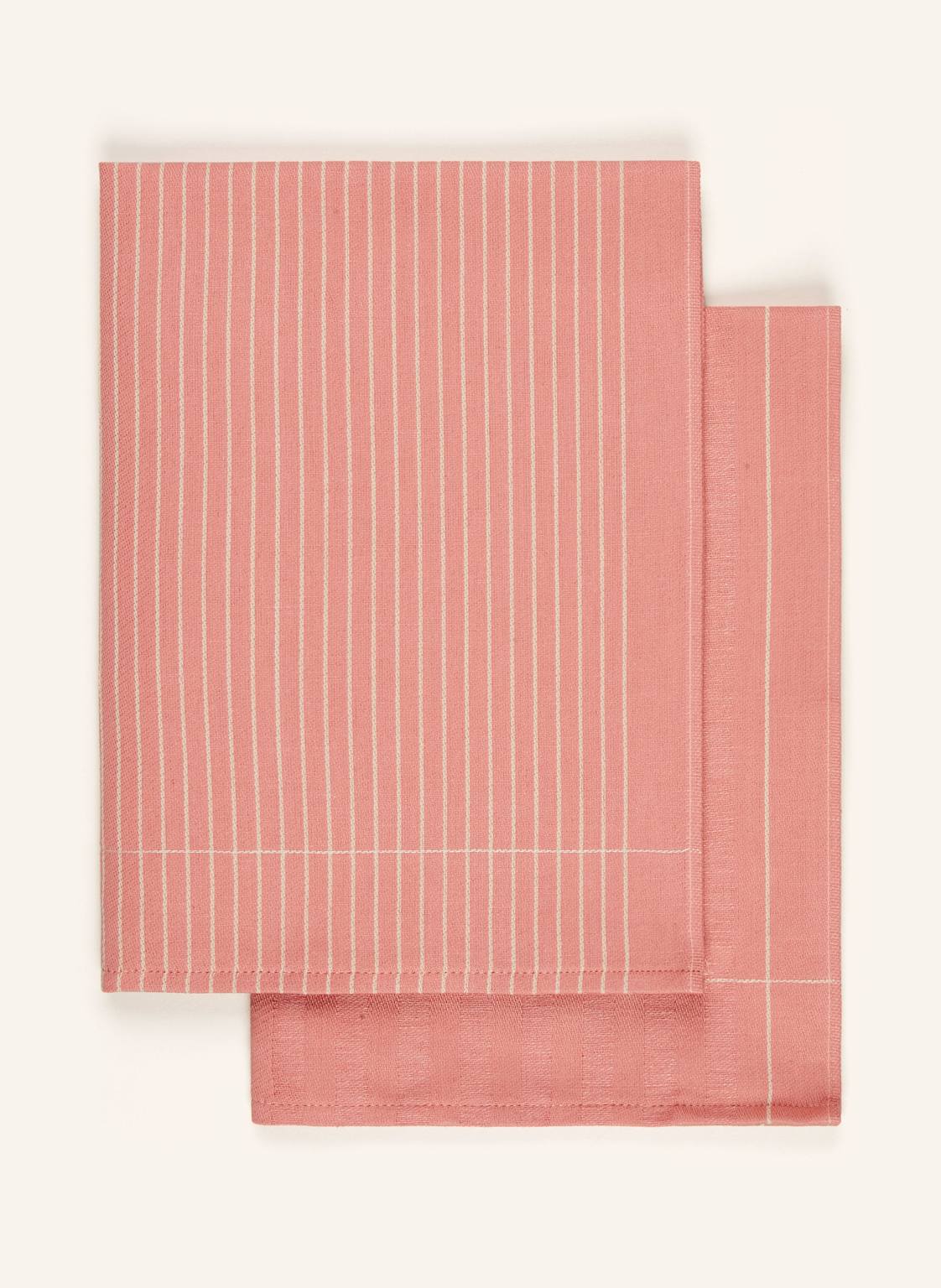 Ross 2er-Set Geschirrtücher Mit Leinen rosa von Ross