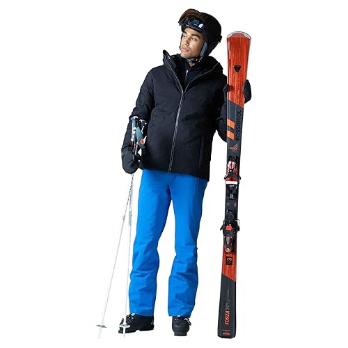 ROSSIGNOL Herren Größe Wasserdicht Atmungsaktiv Klassische Passform Isolierte Warme Winter Skijacke mit Abnehmbarer Kapuze von Rossignol