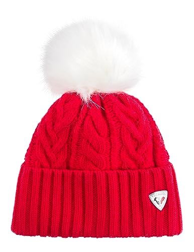 Rossignol - Damenmütze Mady, 80% Wolle, Rot, Einheitsgröße von Rossignol