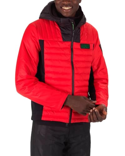 Rossignol Herren Hero Hybrid Light JKT Skijacke, Neon-Rot, XXL von Rossignol