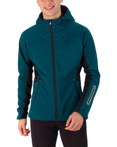 Rossignol Herren Softshell Hoodie JKT Skijacke, blau (Deep Teal), Large von Rossignol