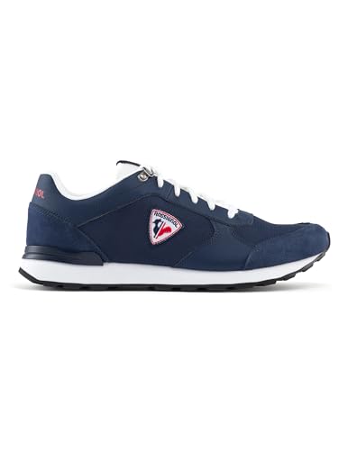 Rossignol - Hrtg Herren - Atmungsaktive Schuhe, gepolsterter Komfort mit weicher Zwischensohle, 100% Leder, Sneakers für Herren, dunkles marineblau, 39 2/3 EU von Rossignol