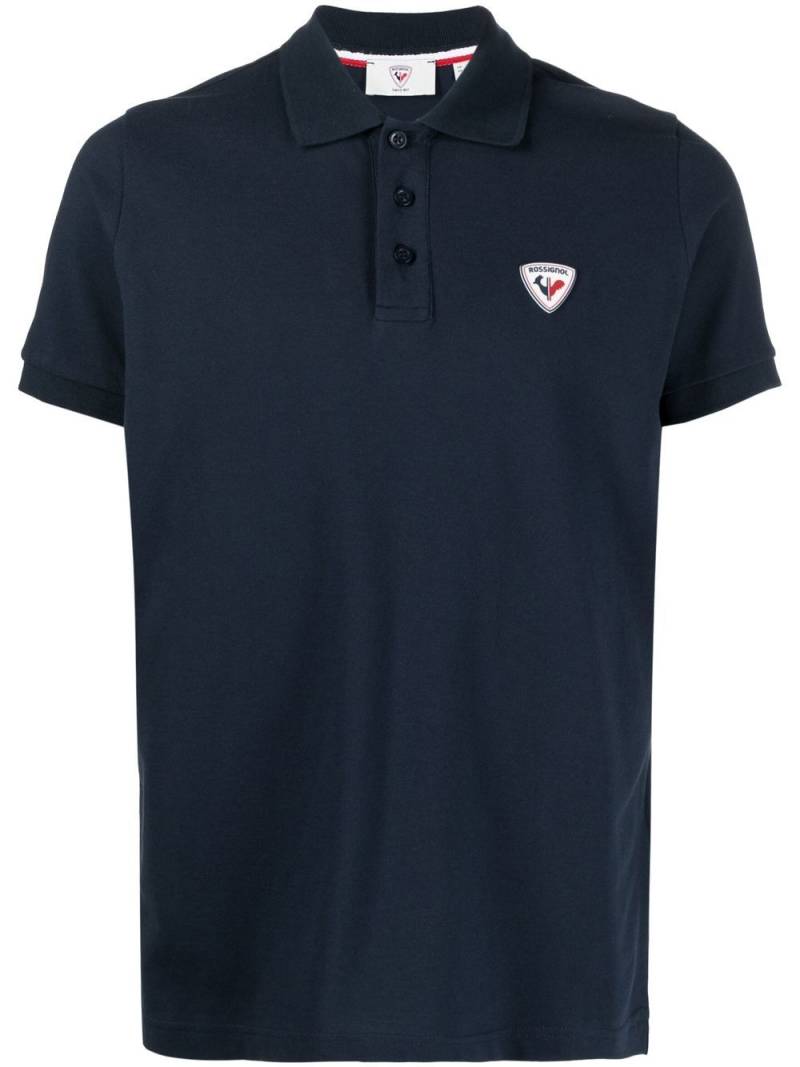 Rossignol Poloshirt mit Logo-Patch - Blau von Rossignol