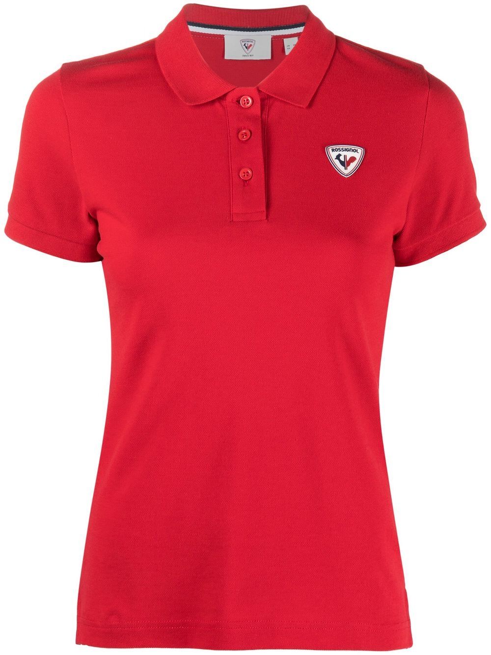 Rossignol Poloshirt mit Logo-Patch - Rot von Rossignol