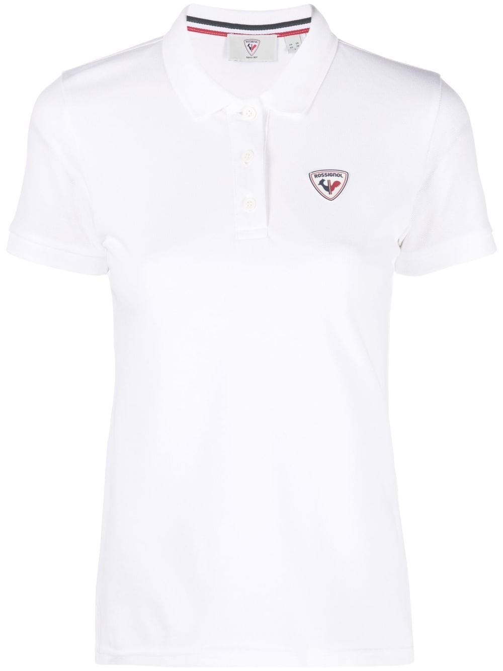 Rossignol Poloshirt mit Logo-Wappen - Weiß von Rossignol