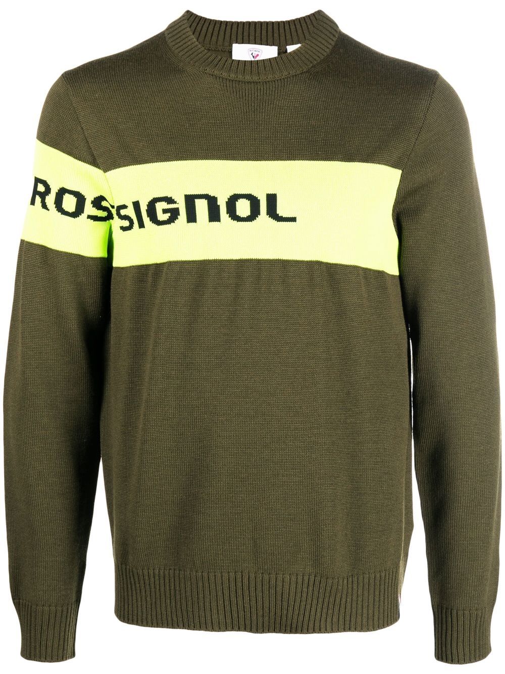 Rossignol Pullover mit Logo-Streifen - Grün von Rossignol