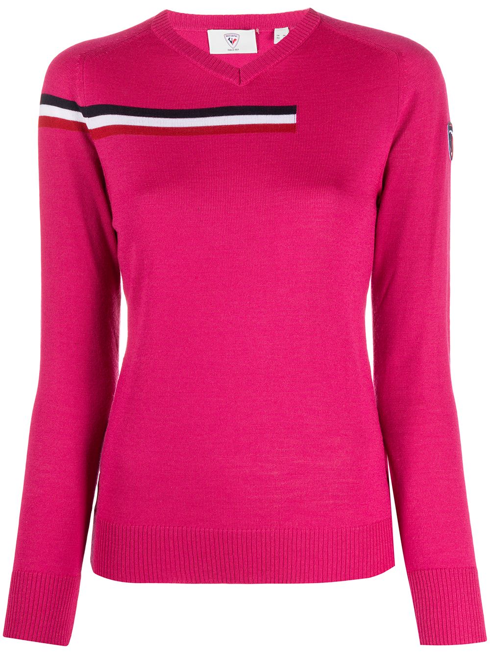 Rossignol Pullover mit Streifen - Rosa von Rossignol