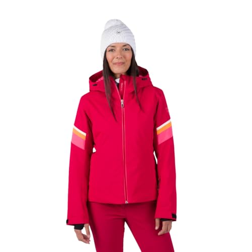 Rossignol Strawpile Jacket - Isolierte Skijacke - Wasserdichte Snowboardjacke für Damen, rubinrot, M von Rossignol