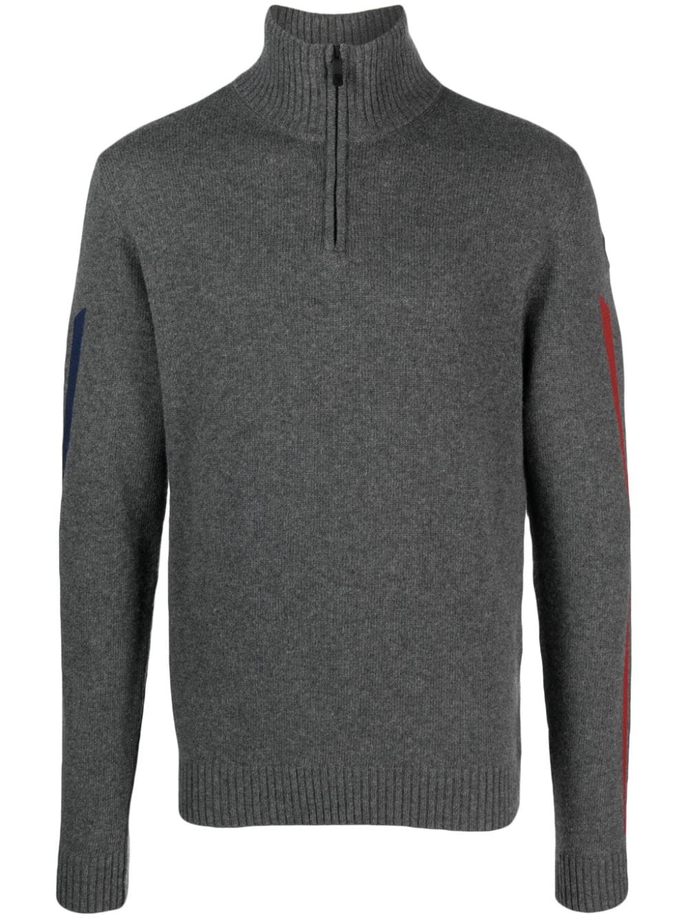 Rossignol Gestreifter Pullover mit Stehkragen - Grau von Rossignol