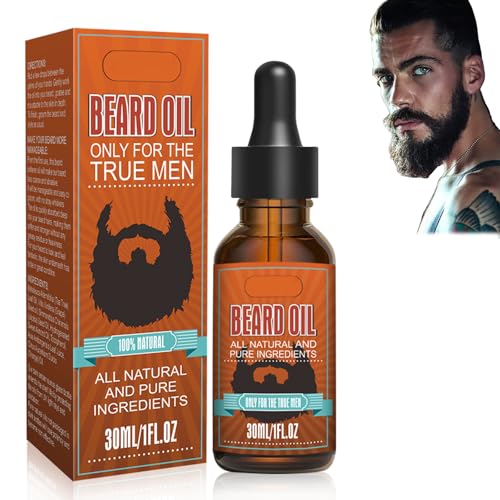 Rostblant Bartwuchs-Öl, Bartwuchs-Serum für Männer, Vatertag Stimuliert Bartwuchs, männliches Haarwachstum, verdickt und stärkt Haarwachstum und Bart von Rostblant