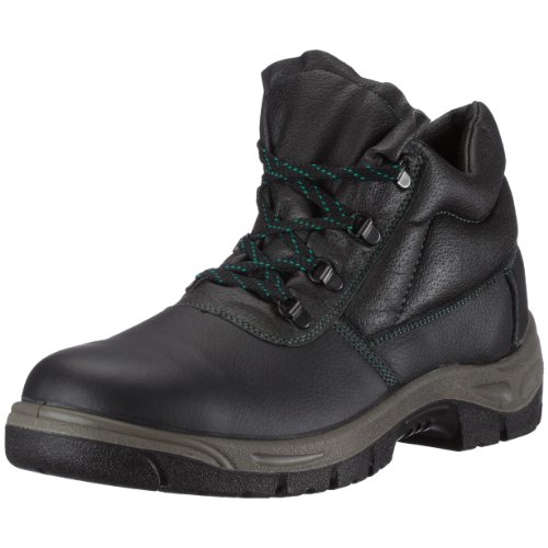 Sicherheits-Schnürstiefel Sicherheits-Stiefel Rostock ÜK EN ISO 20345 S3 SRA - Weite 10,5 - schwarz - Größe: 41 von Rostock