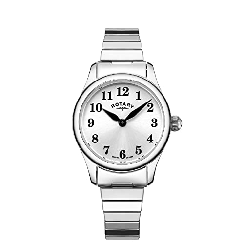 Rotary Damen Analog Quarz Uhr mit Edelstahl Armband LB05760/22 Rotary Damen Analog Quarz Uhr mit Edelstahl Armband LB05760/22 von Rotary