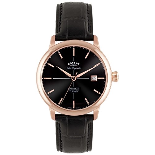 Rotary Herren Uhr Analog Quarz Mit Leder Armband GS90061/04 von Rotary