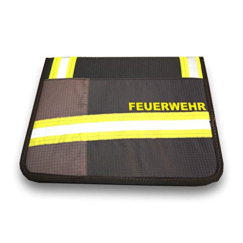 Roter Hahn 112 Hochwertige Feuerwehr Schreibmappe Navy Organizer Konferenzmappe HUPF Design Reflex +Feuerwehr von Roter Hahn 112