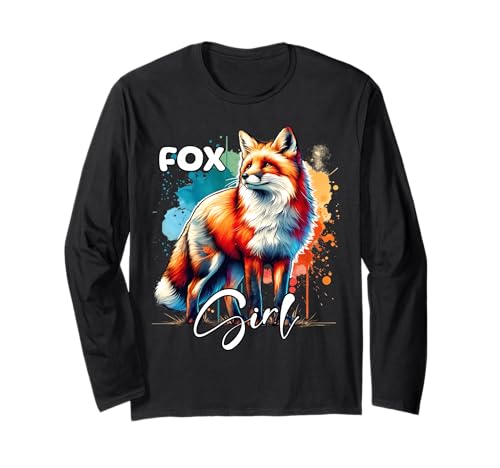 Fox Mädchen Rotfuchs Fuchs Langarmshirt Fox Mädchen Rotfuchs Fuchs Langarmshirt von Rotfuchs Fuchs Designs Damen