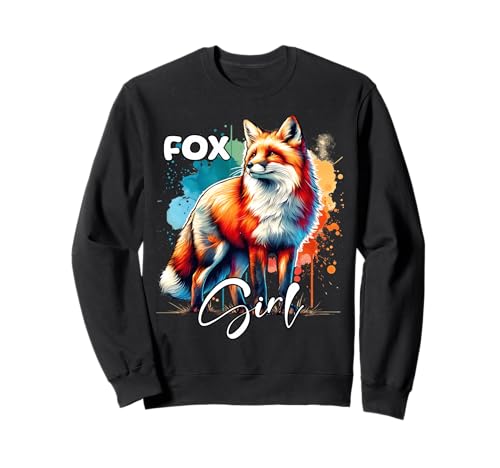 Fox Mädchen Rotfuchs Fuchs Sweatshirt Fox Mädchen Rotfuchs Fuchs Sweatshirt von Rotfuchs Fuchs Designs Damen