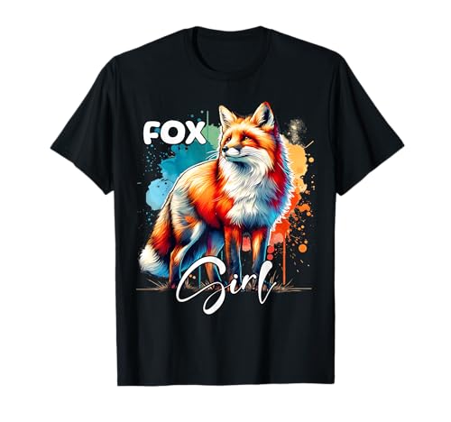 Fox Mädchen Rotfuchs Fuchs T-Shirt Fox Mädchen Rotfuchs Fuchs T-Shirt von Rotfuchs Fuchs Designs Damen