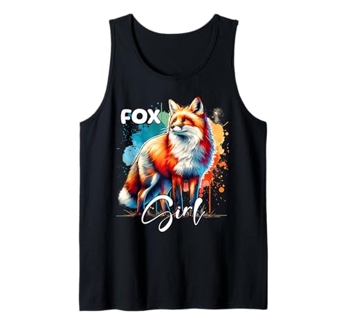 Fox Mädchen Rotfuchs Fuchs Tank Top Fox Mädchen Rotfuchs Fuchs Tank Top von Rotfuchs Fuchs Designs Damen