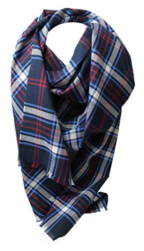 Rotfuchs Baumwollschal Damenschal Sommerschal Herrenschal mehrfarbig leicht 200 x 53 cm Made in Germany von Rotfuchs