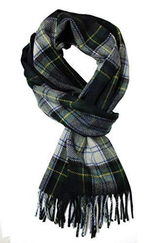 Rotfuchs Kaschmirschal Winterschal Herrenschal Warm & Weich Karo mehrfarbig Made in Germany (180 x 29 cm, Grün) r-517 von Rotfuchs