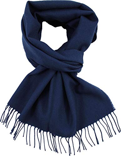 Rotfuchs Schal Webschal Uni modisch Petrol 100% Wolle (Merino) F31 von Rotfuchs